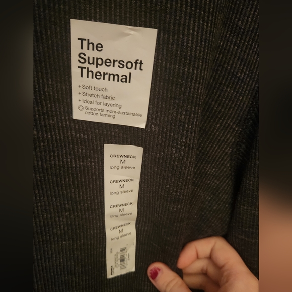 NWT Sonoma Black Supersoft Thermal - Picture 2 of 4